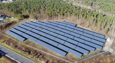 Solar park Freienhufen Deponie